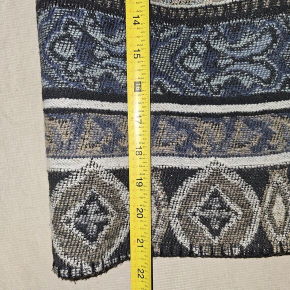 Vintage Tapestry Mini Skirt Size 9 Southwestern Aztec Style Geometric Chic - Picture 7 of 10